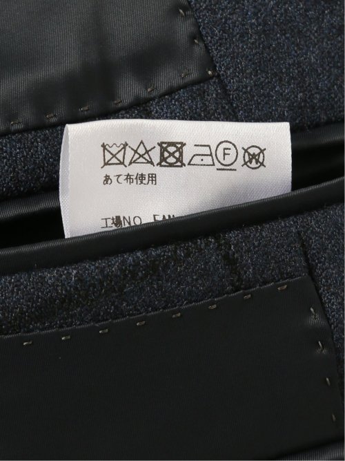 ウール混ストレッチ レギュラーフィット 2ボタン2ピーススーツ ウィンドペン紺