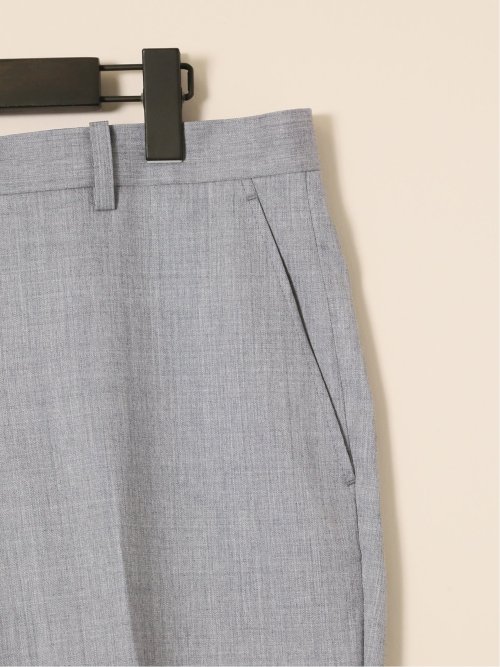 ウール100% レギュラーフィット 2ボタン2ピーススーツ 杢ライトグレー