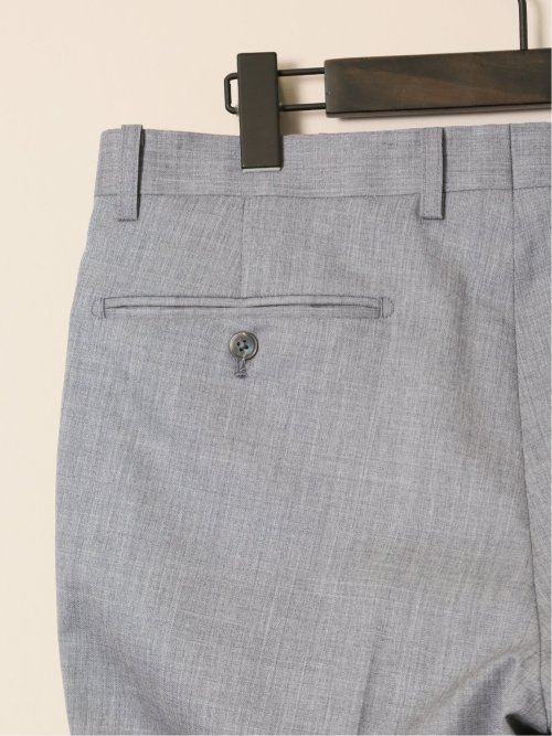 ウール100% レギュラーフィット 2ボタン2ピーススーツ 杢ライトグレー