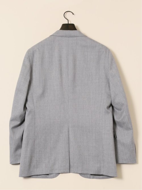 ウール100% レギュラーフィット 2ボタン2ピーススーツ 杢ライトグレー