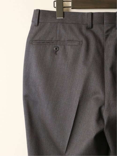 ウール100% レギュラーフィット 2ボタン2ピーススーツ 杢グレー