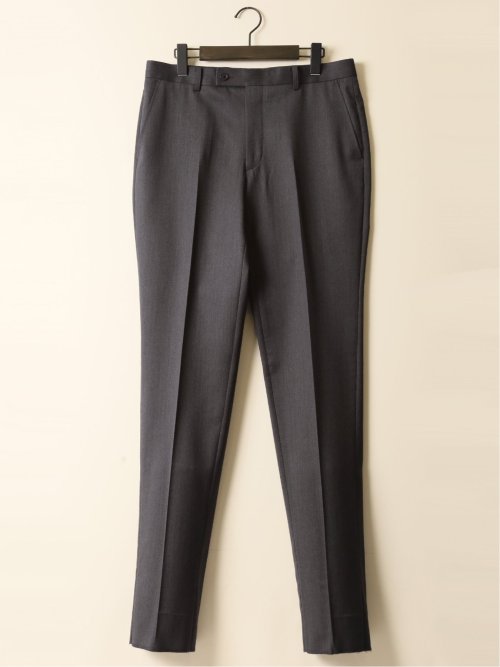 ウール100% レギュラーフィット 2ボタン2ピーススーツ 杢グレー