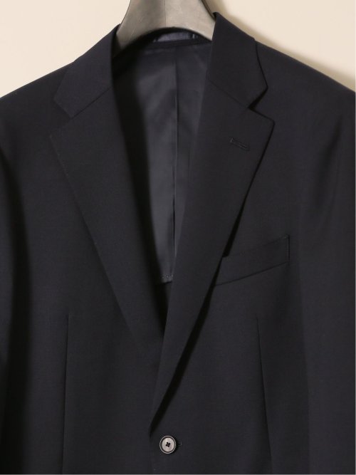 ウール100% レギュラーフィット 2ボタン2ピーススーツ 紺
