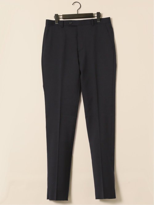 ウール100% レギュラーフィット 2ボタン2ピーススーツ 紺