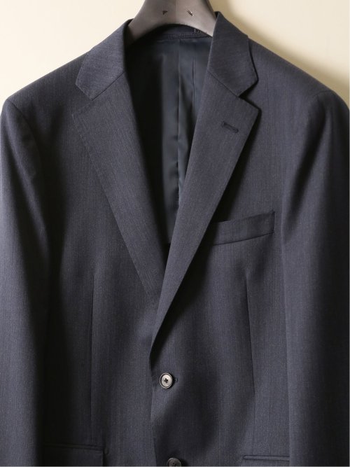 ウール100% レギュラーフィット 2ボタン2ピーススーツ 杢青