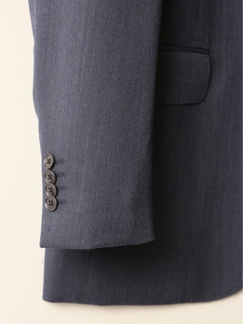 ウール100% レギュラーフィット 2ボタン2ピーススーツ 杢青