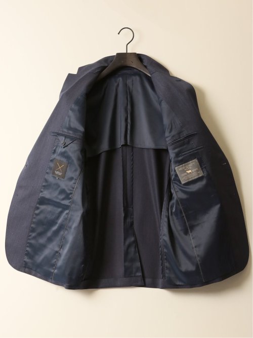 ウール100% レギュラーフィット 2ボタン2ピーススーツ 杢青