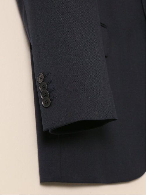 ウール100% レギュラーフィット 2ボタン2ピーススーツ 杢青