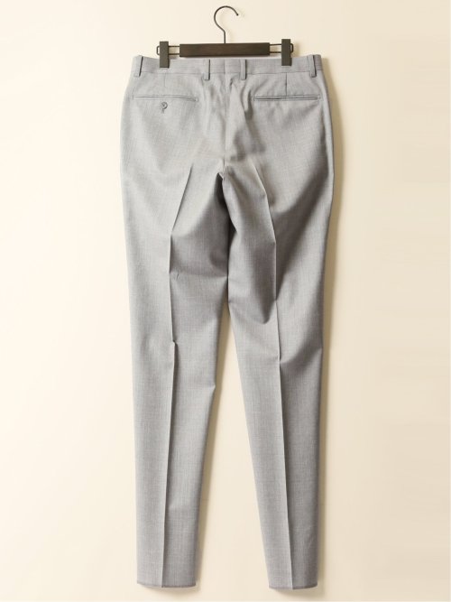 ウール100% レギュラーフィット 2ボタン2ピーススーツ 杢ライトグレー