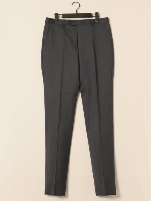 ウール100% レギュラーフィット 2ボタン2ピーススーツ 杢グレー