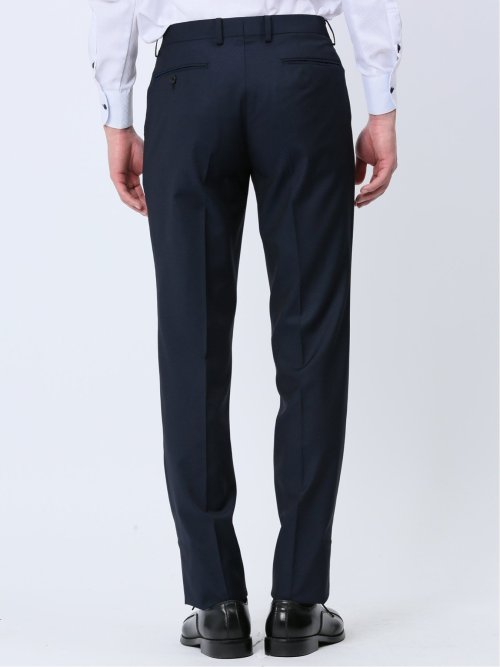 renoma HOMME 光沢ストレッチ スリムフィット 3ピーススーツ 超光沢ストレッチ スリムフィット 2ボタン3ピーススーツ