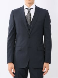 スーツ メンズ 上下 セットアップ スリーピース ビジネス ストレッチ 2 