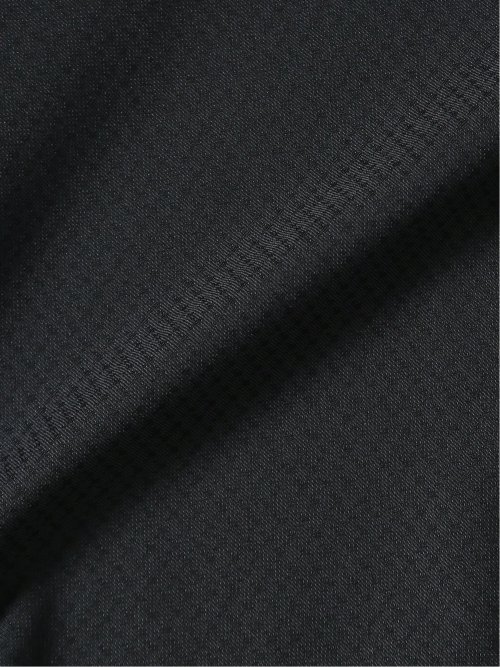 超光沢ストレッチ スリムフィット 2ボタン3ピーススーツ ジオメトリック黒