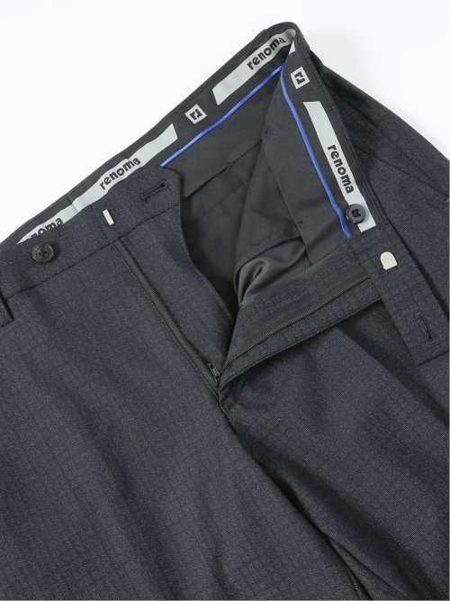 超光沢ストレッチ スリムフィット 2ボタン3ピーススーツ 杢グレー