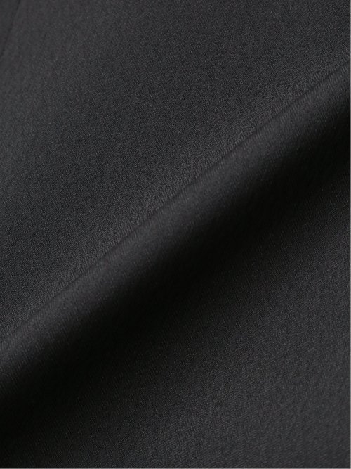 超光沢ストレッチ スリムフィット 2ボタン3ピーススーツ ジオメトリック黒