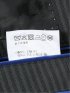 光沢ウール混ストレッチ スリムフィット 2ボタン2ピーススーツ シャドーストライプグレー