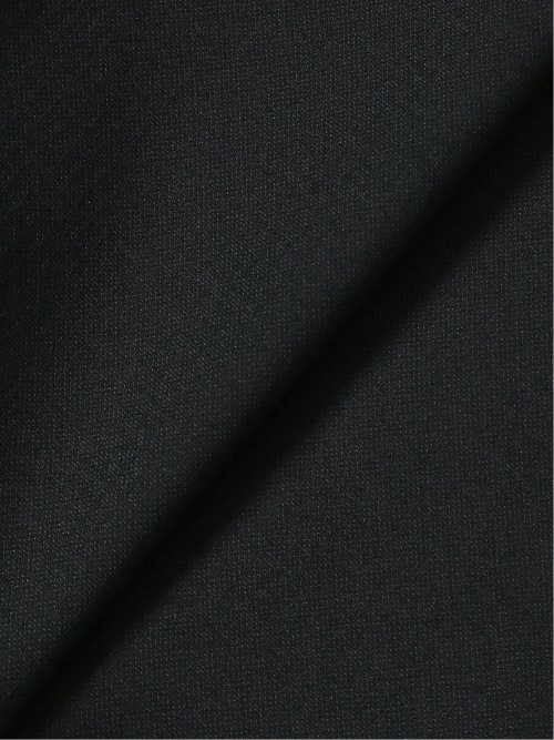 超光沢ストレッチ スリムフィット 2ボタン3ピーススーツ ジオメトリック黒