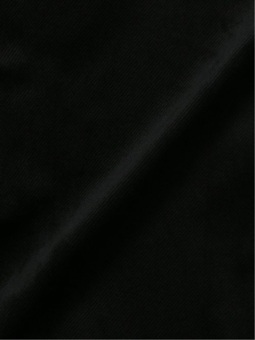 ベルベット調 スリムフィット 2ボタン3ピーススーツ カルゼ黒