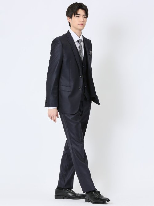 美品　renoma homme スリーピーススーツ　裏地総柄　ツーボタン　総裏地 美品 renoma homme スリーピーススーツ 裏地総柄 ツーボタン 総