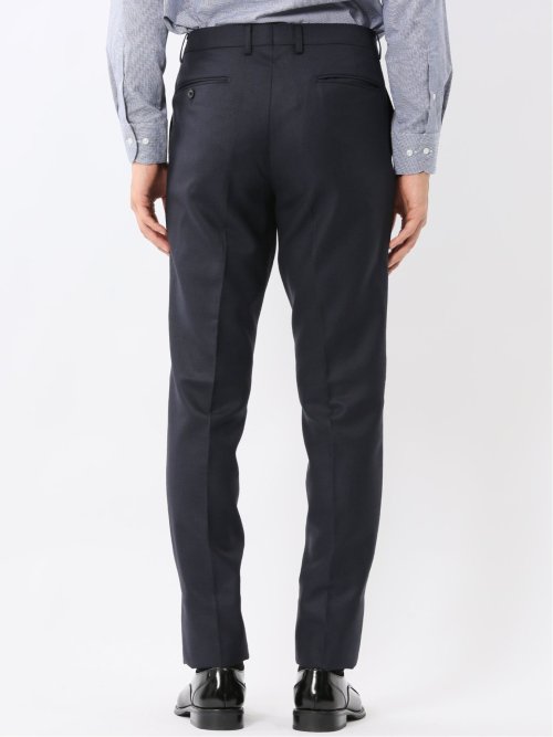 ウール100% レギュラーフィット 2ボタン2ピーススーツ 紺