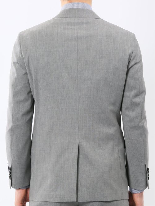 SUPER140'S レギュラーフィット 2ボタン 2ピース スーツ ライトグレー