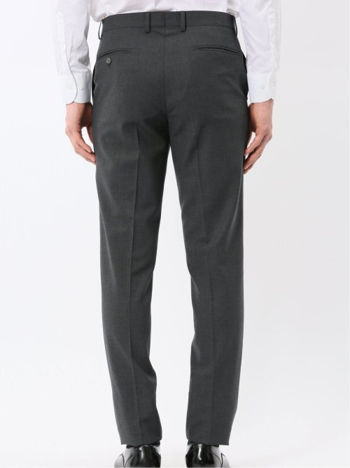 SUPER140'S レギュラーフィット 2ボタン 2ピース スーツ グレー