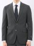 SUPER140'S レギュラーフィット 2ボタン 2ピース スーツ グレー