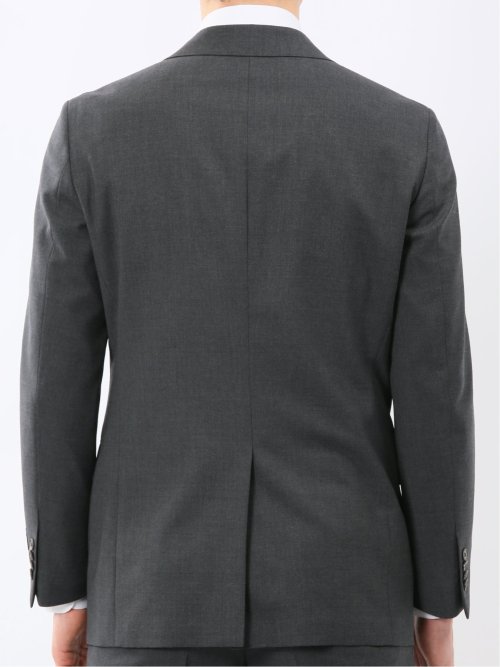 SUPER140'S レギュラーフィット 2ボタン 2ピース スーツ グレー