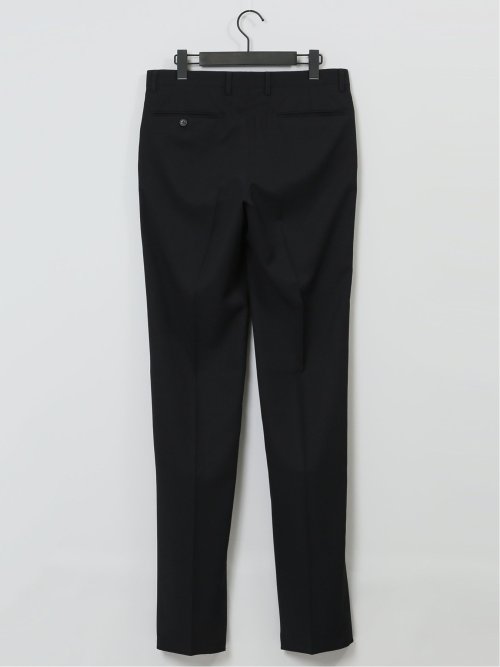 ストレッチウォッシャブル スリムフィット 2ボタン2ピーススーツ シャドーストライプ紺