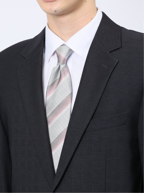 ストレッチウォッシャブル レギュラーフィット 2ボタン2ピーススーツ チェック紺