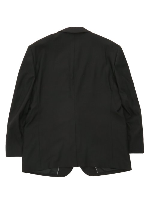 ストレッチウォッシャブル リラックスフィット 2ボタン2ピース リクルートスーツ 黒無地