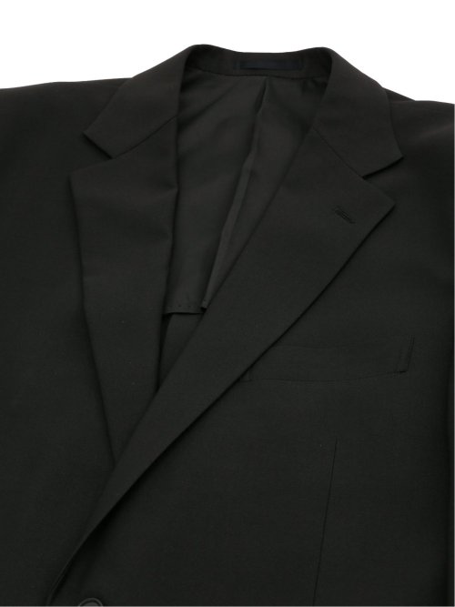 ストレッチウォッシャブル リラックスフィット 2ボタン2ピース リクルートスーツ 黒無地