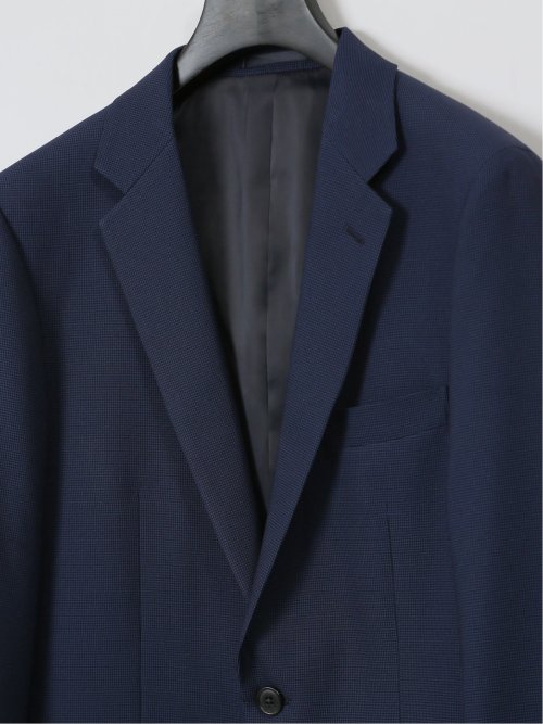 ストレッチウォッシャブル スリムフィット 2ボタン2ピーススーツ ピンヘッド青
