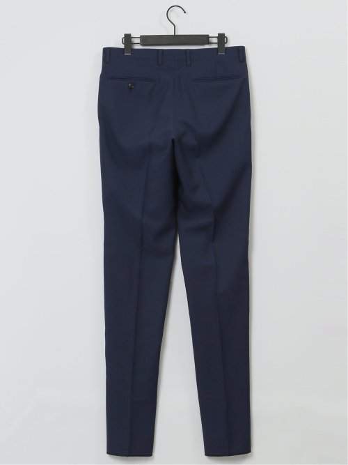 ストレッチウォッシャブル スリムフィット 2ボタン2ピーススーツ ピンヘッド青