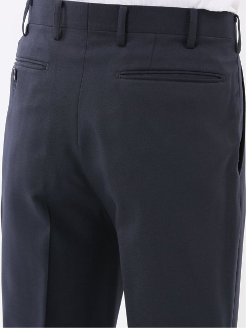 ストレッチウォッシャブル スリムフィット 2ボタン2ピーススーツ チェック紺