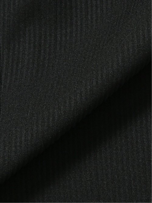 ストレッチウォッシャブル スリムフィット 2ボタン2ピーススーツ シャドーストライプ黒