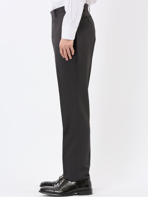 ストレッチウォッシャブル スリムフィット 2ボタン2ピーススーツ 千鳥黒