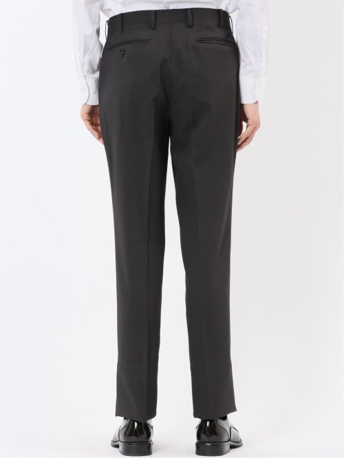 ストレッチウォッシャブル スリムフィット 2ボタン2ピーススーツ 千鳥黒