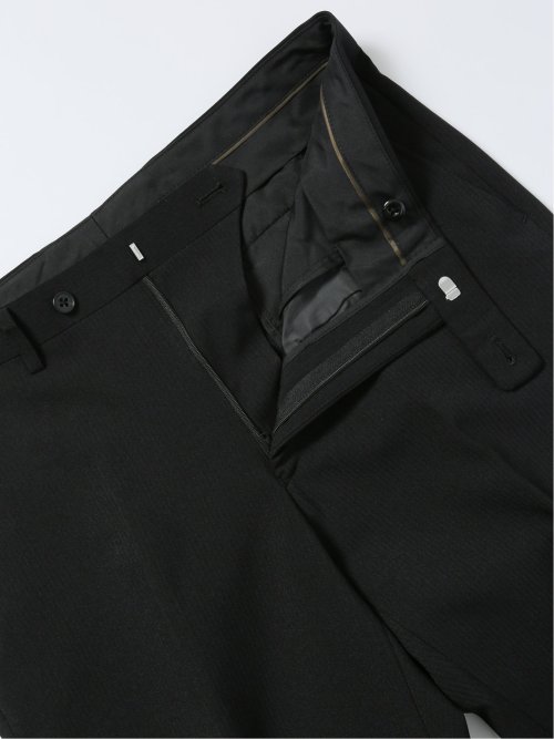 ストレッチウォッシャブル レギュラーフィット 2ボタン2ピーススーツ シャドーストライプ黒