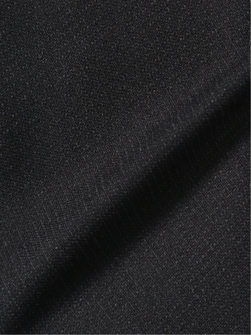 ストレッチウォッシャブル スリムフィット 2ボタン2ピーススーツ ジオメトリック黒