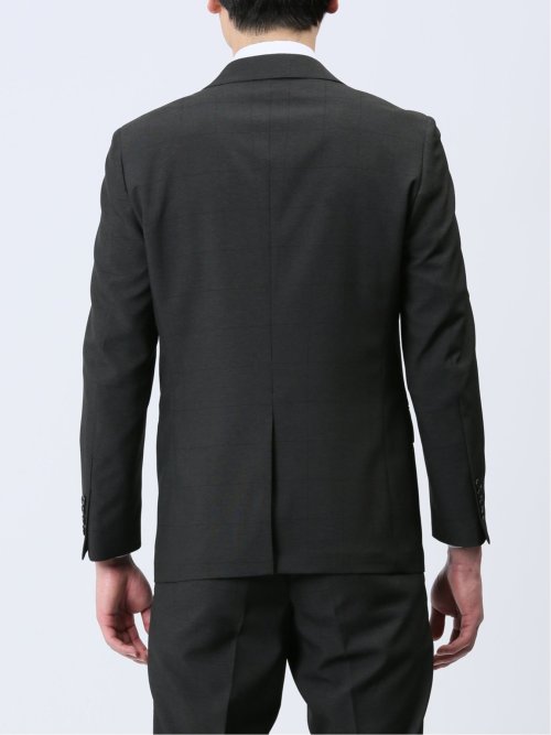 ストレッチウォッシャブル スリムフィット 2ボタン2ピーススーツ ウィンドペングレー