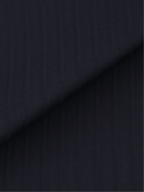 光沢ウール混 スリムフィット 2ボタン3ピーススーツ シャドー