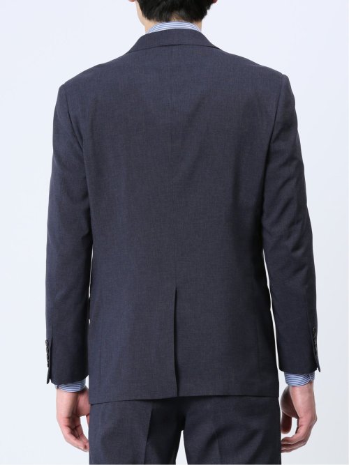 ストレッチウォッシャブル レギュラーフィット 2ボタン2ピーススーツ 組織紺