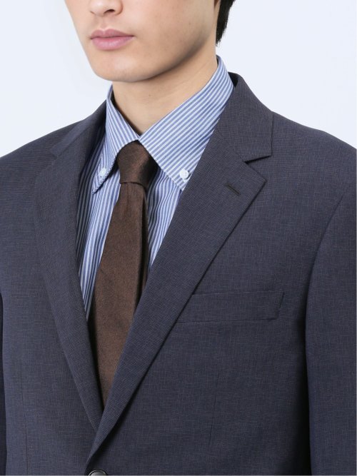 ストレッチウォッシャブル レギュラーフィット 2ボタン2ピーススーツ 組織紺