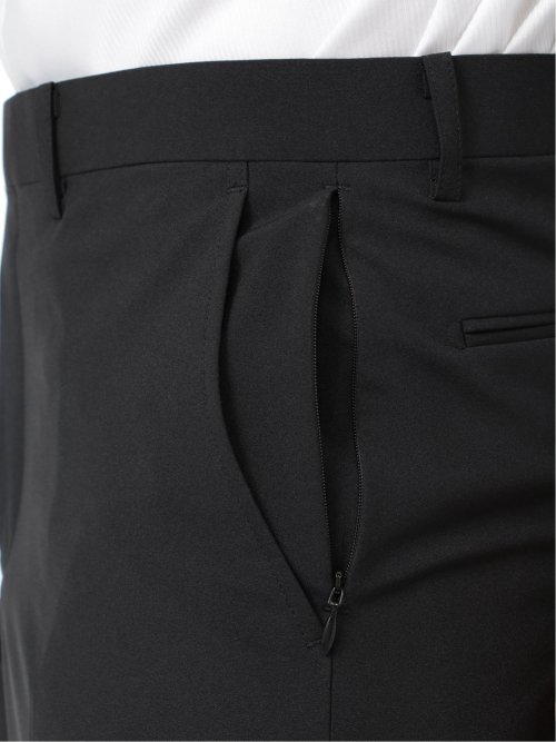 ストレッチウォッシャブル スリムフィット 2ボタン2パンツ 軽量リクルートスーツ 黒