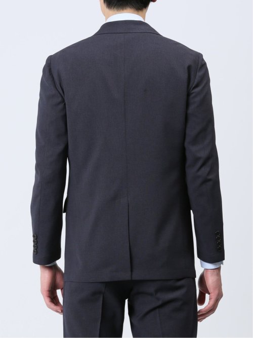 軽量ストレッチ レギュラーフィット 2ボタン2ピーススーツ 千鳥紺