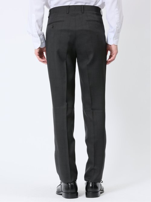 ストレッチウォッシャブル レギュラーフィット 2ボタン3ピーススーツ ウィンドペングレー