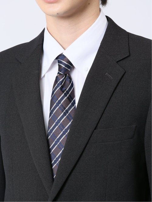 Woolen Tec On レギュラーフィット 2ボタン2ピーススーツ チェックグレー