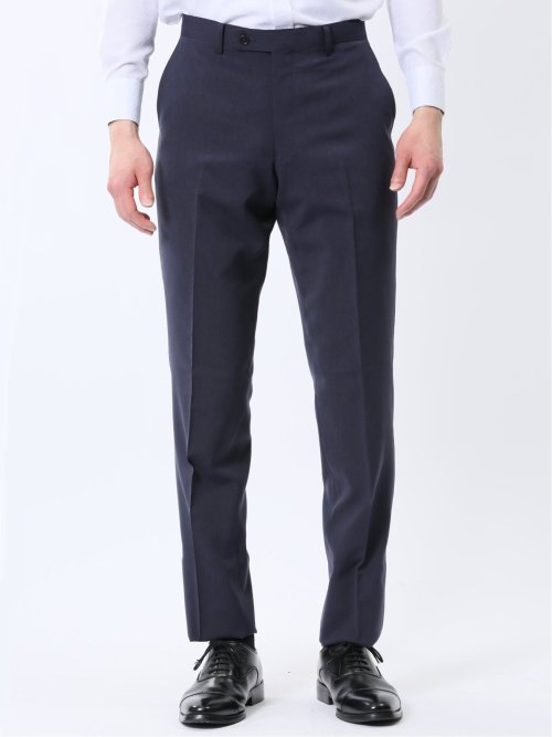 ストレッチウォッシャブル レギュラーフィット 2ボタン2ピーススーツ 組織青