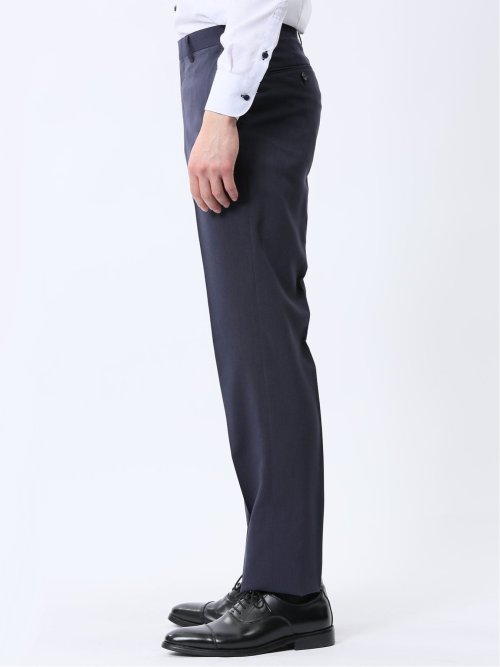 ストレッチウォッシャブル レギュラーフィット 2ボタン2ピーススーツ 組織青